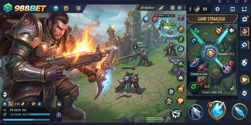 Tampilan gameplay SLG yang menegangkan dan menarik.