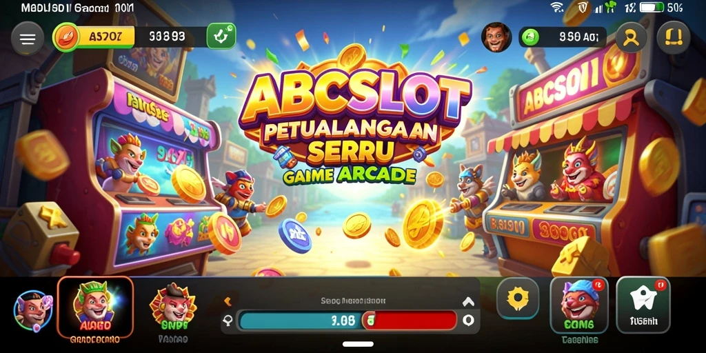 Tampilan menarik dari gameplay seru ABCSLOT yang penuh warna.