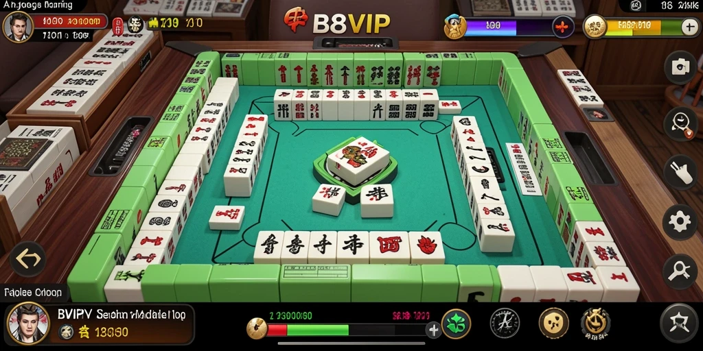 Tampilan gameplay B8VIP yang penuh warna dan interaktif.