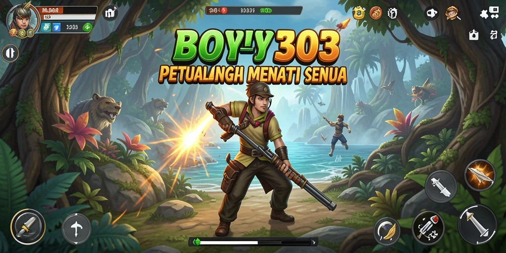 Gameplay BOY303 yang penuh aksi dan eksplorasi.