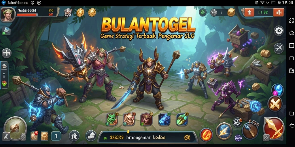 Screenshot gameplay BULANTOGEL menampilkan aksi strategis dan interaksi pemain.