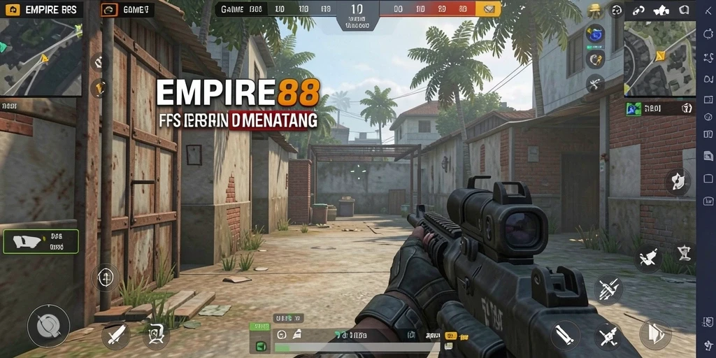 Tangkapan layar gameplay EMPIRE88 menunjukkan aksi menembak yang cepat dan dinamis.