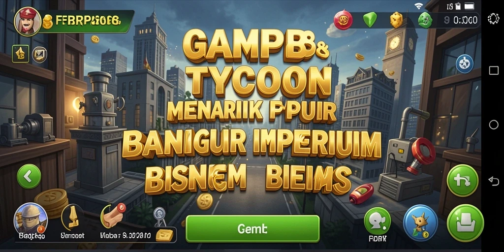 Tampilan gameplay FBRP88 yang menggambarkan keseruan membangun bisnis.