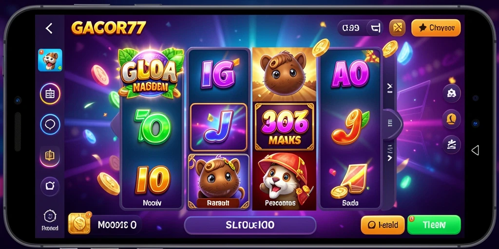 Tampilan gameplay GACOR77 yang menawan dengan efek visual luar biasa.