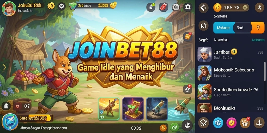 Tampilan gameplay menarik dari JOINBET88 dengan karakter unik.