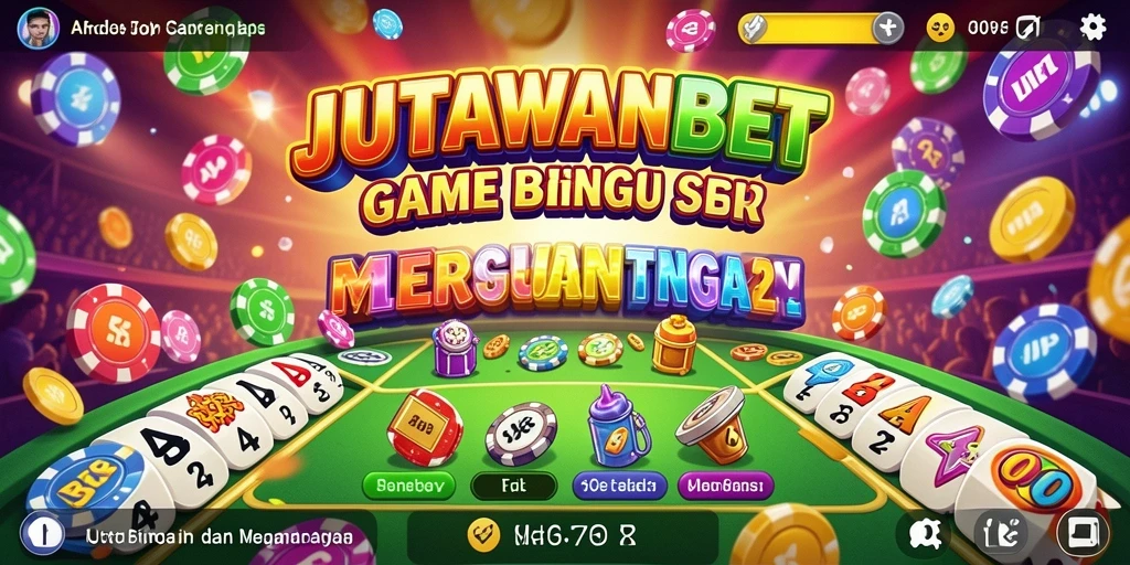 Tampilan menarik dari gameplay Bingo di JUTAWANBET.