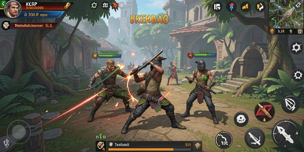 Tampilan menarik dari gameplay SLG KKRP yang seru.
