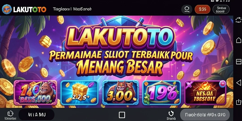Gameplay menarik dari aplikasi slot LAKUTOTO.