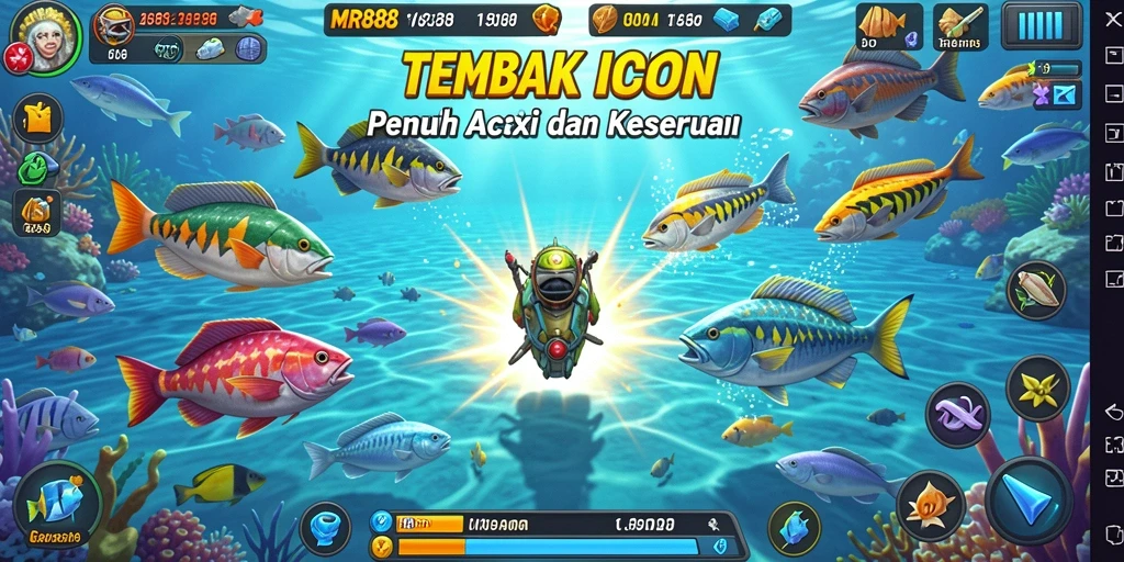 Screenshot gameplay Tembak Ikan yang seru dari MR888.