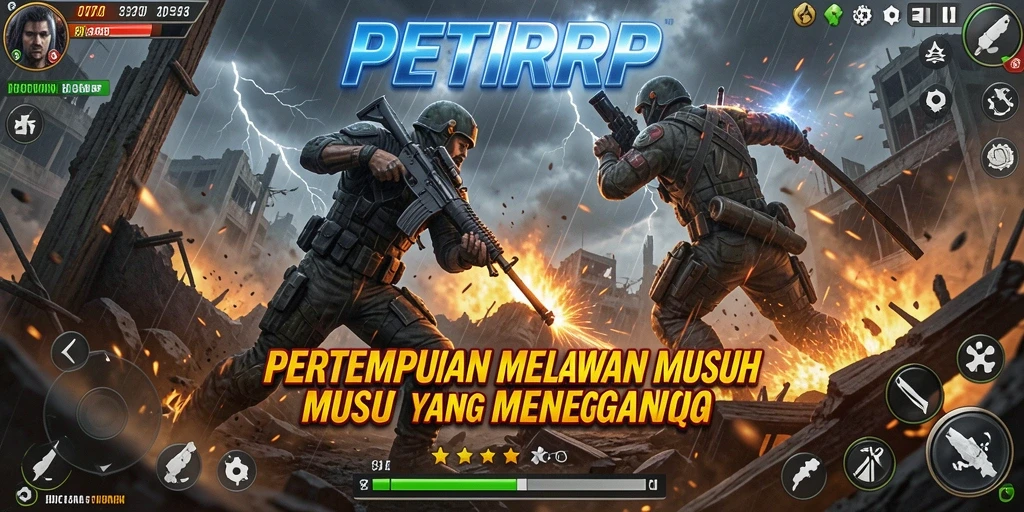 Gameplay mendebarkan dari PETIRRP yang penuh aksi.