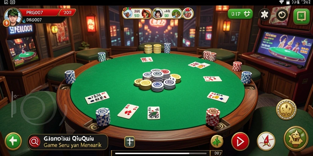Gameplay seru dari PRG007 yang menampilkan aksi QiuQiu.
