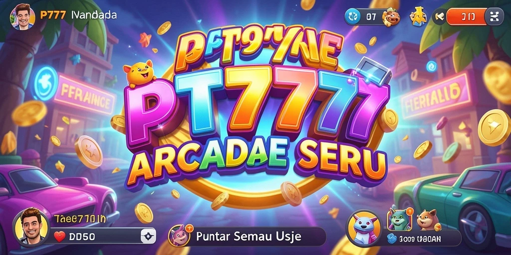 Tampilan gameplay seru dari PT777 yang penuh warna.