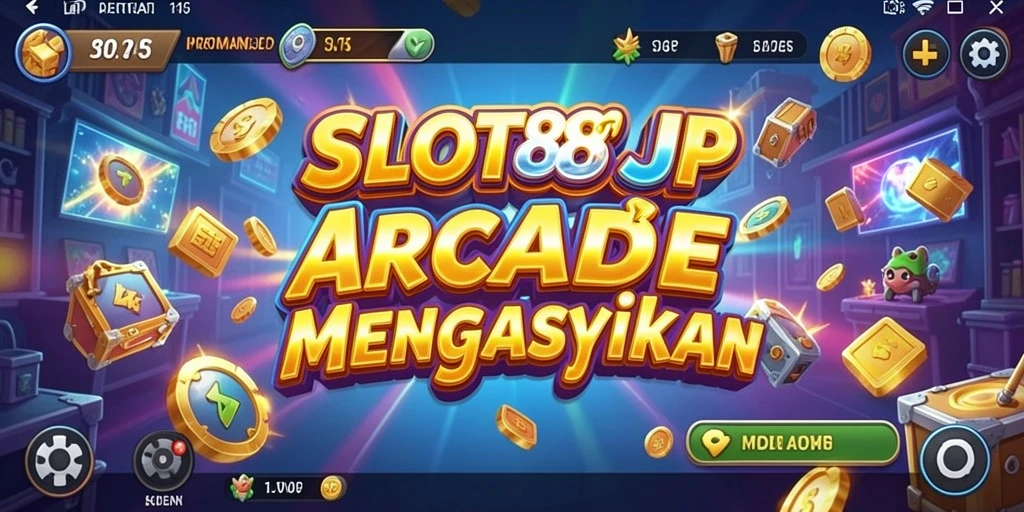 Screenshot menunjukkan gameplay menyenangkan di SLOT88JP dengan grafis cerah.