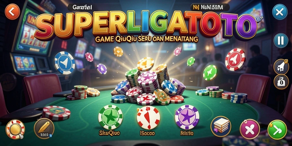 Tampilan gameplay QiuQiu yang seru dan menarik.