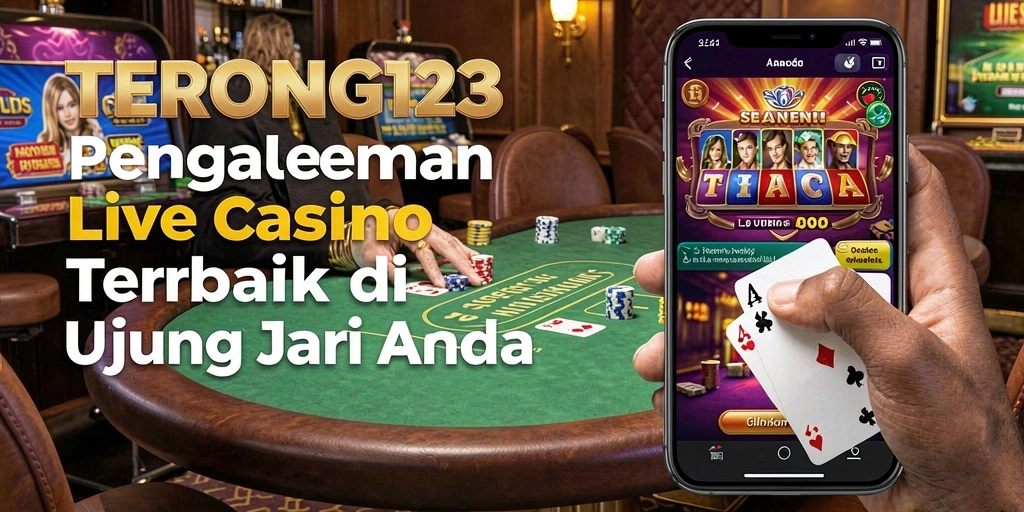 Tangkapan layar gameplay Live Casino dari TERONG123 yang mendebarkan.