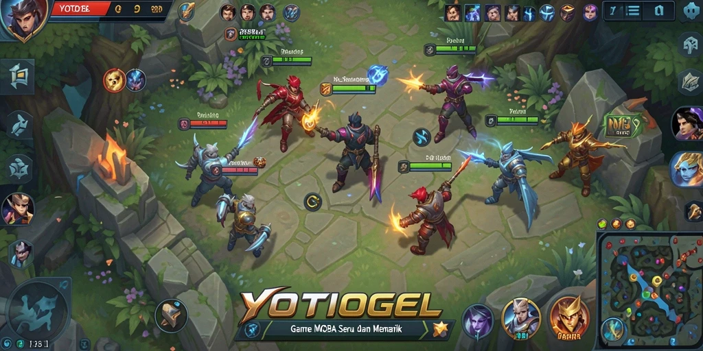Screenshot gameplay YOTOGEL yang menunjukkan aksi pertarungan seru.